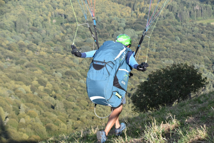 Soloflug Gleitschirm 